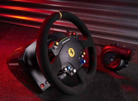 Thrustmaster TS-PC Racer Ferrari 488 Challenge Edition Czarny USB 2.0 Kierownica Analogowa/Cyfrowa
