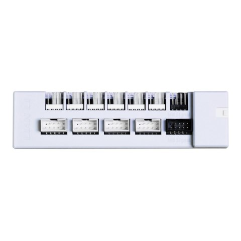 Lian Li EDGE HUB, 4x USB, 6x PWM - biały