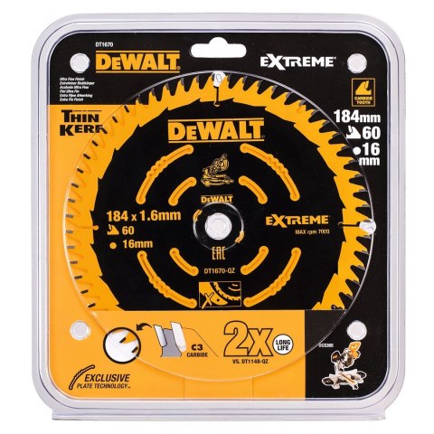 Tarcza elite CSB 184x16mm, 60T