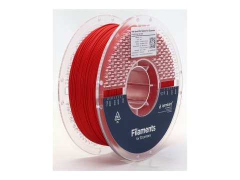 Filament PLA Flashforge High Speed, 1,75 mm, 1 kg | 3DP-PLA1.75HY-01-R | Filament PLA | Czerwony