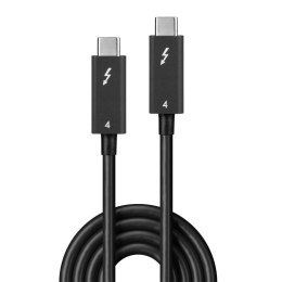 Lindy 31121 kabel Thunderbolt 2 m 40 Gbit/s Czarny
