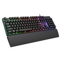 RAMPAGE FORTUNA ZESTAW GAMINGOWY KLAWIATURA Z PODKŁADKĄ I MYSZ 12800 DPI BLK