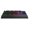 RAMPAGE FORTUNA ZESTAW GAMINGOWY KLAWIATURA Z PODKŁADKĄ I MYSZ 12800 DPI BLK