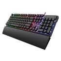 RAMPAGE FORTUNA ZESTAW GAMINGOWY KLAWIATURA Z PODKŁADKĄ I MYSZ 12800 DPI BLK