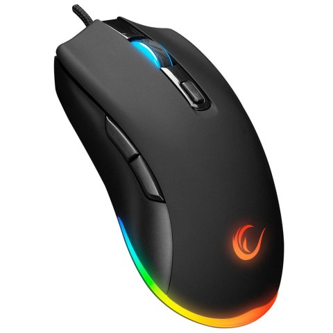 RAMPAGE FORTUNA ZESTAW GAMINGOWY KLAWIATURA Z PODKŁADKĄ I MYSZ 12800 DPI BLK