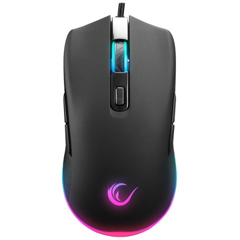 RAMPAGE FORTUNA ZESTAW GAMINGOWY KLAWIATURA Z PODKŁADKĄ I MYSZ 12800 DPI BLK