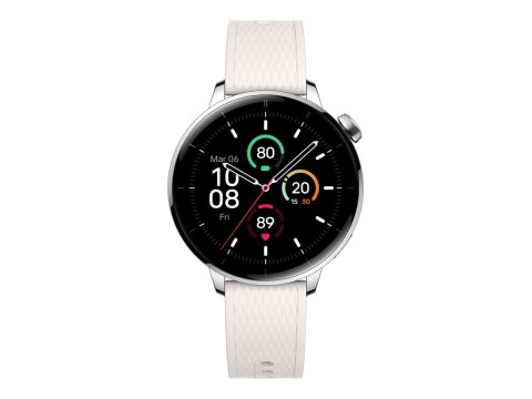 OnePlus Watch 3 (43 mm) | Smartwatch | GPS (satelitarny) | AMOLED | 1,32" | Srebrna stal