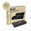 CLUB3D CSV-1585 przełącznik KVM Czarny