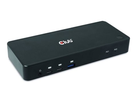 CLUB3D CSV-1585 przełącznik KVM Czarny