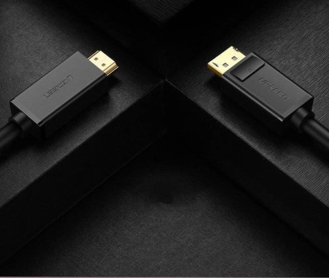 Kabel DisplayPort - HDMI Ugreen DP101 4K 3m - czarny