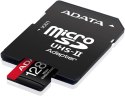 ADATA | AUSDX128GUI3V30SHA2-RA1 Memory Card | 128 GB | MicroSDXC | Flash memory class 10 | Adapter