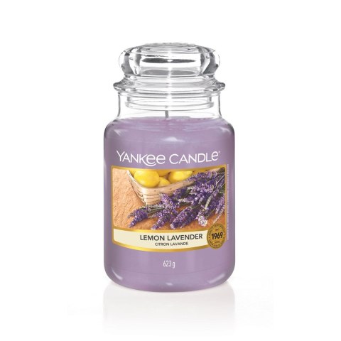 Świeca duża LEMON LAVENDER YANKEE