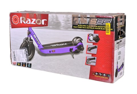 Hulajnoga elektryczna Razor S85 Power Core, fioletowa (13173851) (OUTLET)