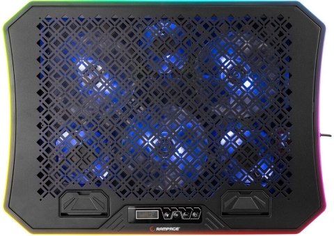 Podstawka chłodząca pod laptopa - Rampage METAFOR (AD-RC34) 10"-19"