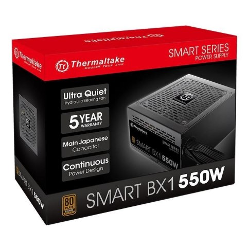 Zasilacz Thermaltake Smart BX1 PS-SPD-0550NNSABE-1 (550 W; Aktywne; 120 mm)