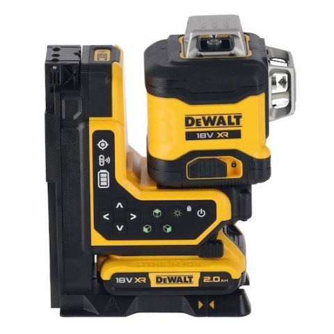 18V XR 3x360 zielony laser sterowany pilotem 1X2Ah