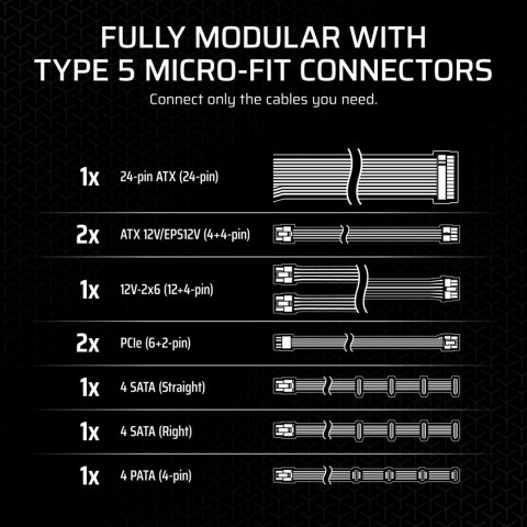 *CORSAIR SF Series SF750 80 PLUS Platinum SFX