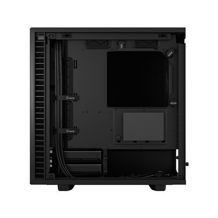 Fractal Design | Define 7 Mini | Black Solid | mATX, Mini-DTX, Mini ITX | Zasilacz w zestawie Nie | ATX