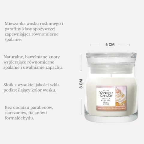 Świeca mała VANILLA CUPCAKE YANKEE