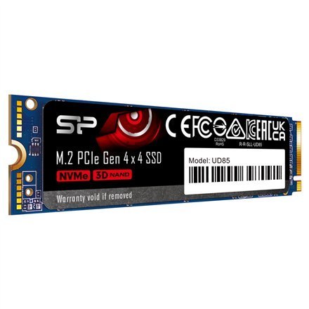 Silicon Power | SSD | UD85 | 2000 GB | Format SSD M.2 2280 | Interfejs SSD PCIe Gen4x4 | Prędkość odczytu 3600 MB/s | Prędkość z