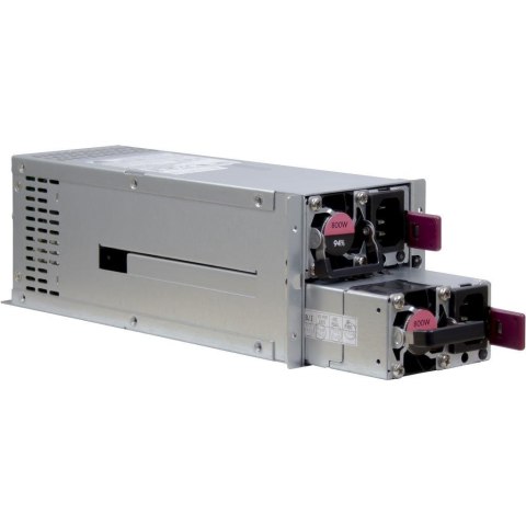 Inter-Tech ASPOWER R2A-DV0800-N moduł zasilaczy 800 W 20+4 pin ATX 2U Srebrny
