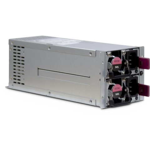 Inter-Tech ASPOWER R2A-DV0800-N moduł zasilaczy 800 W 20+4 pin ATX 2U Srebrny