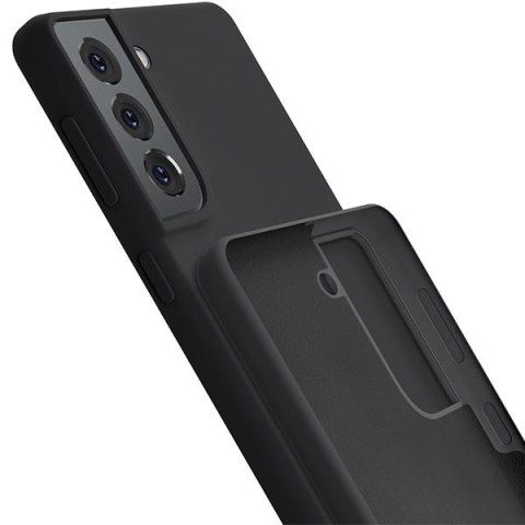 3MK Silicone Case Sam S22 5G S901 czarny/black