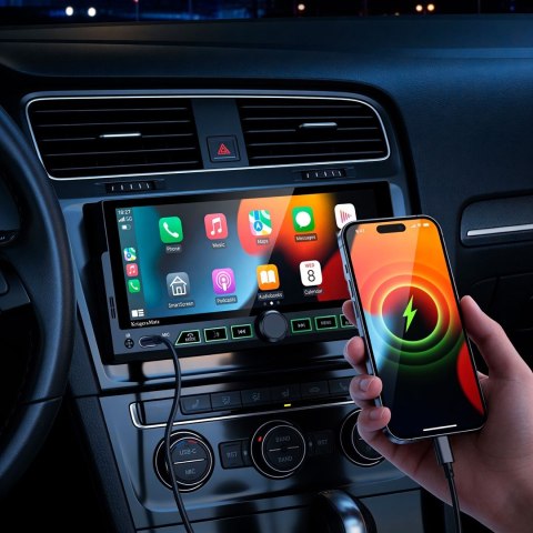 KRUGER&MATZ RADIO SAMOCHODOWE KM2017 CARPLAY/ANDROIDAUTO 1DIN (OUTLET)