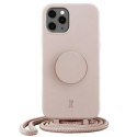 Etui JE PopGrip iPhone 11 Pro 5,8" jasnoróżowy/rose breath 30049 (Just Elegance)