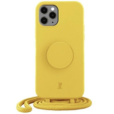 Etui JE PopGrip iPhone 11 Pro 5,8" żółty/rabbit`s paw 30052 (Just Elegance)