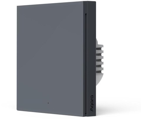 AQARA SMART WALL SWITCH H1 GREY (NO NEUTRAL, SINGLE ROCKER)