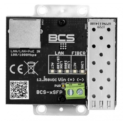 BCS BCS-XSFP konwerter sieciowy Wewnętrzny 1000 Mbit/s