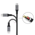 Ringke Kabel pleciony USB-C na USB-C 1,2m Fast Charging czarny/black ACCB0002