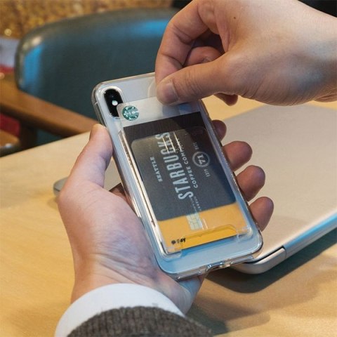 Ringke Slot Card Case przezroczysty /clear mist ACHO0003