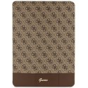 Guess GUFCP12PS4SGW iPad Pro 12.9" brązowy/brown 4G Stripe Allover