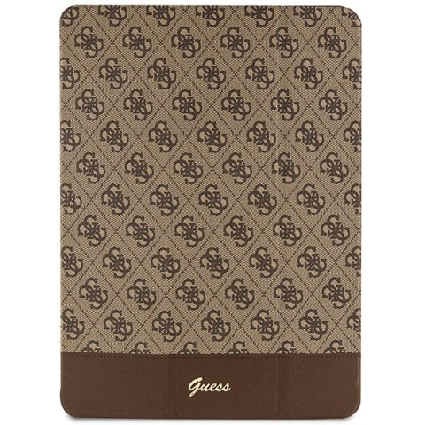 Guess GUFCP12PS4SGW iPad Pro 12.9" brązowy/brown 4G Stripe Allover