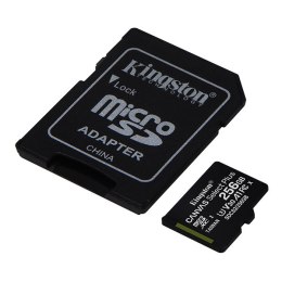 Kingston karta Canvas Select Plus, 256GB, micro SDXC, SDCS2/256GB, UHS-I U1 (Class 10), z adapterm, A1