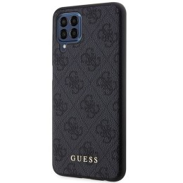 Guess GUHCSM33G4GFGR M33 5G M336 szary/grey hard case 4G Metal Gold Logo