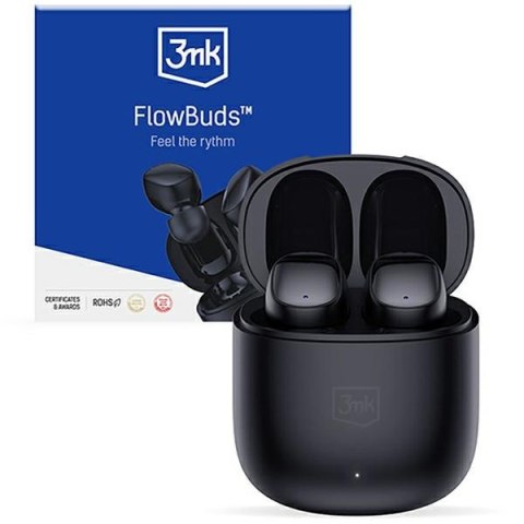 3MK FlowBuds słuchawki bezprzewodowe bluetooth czarny