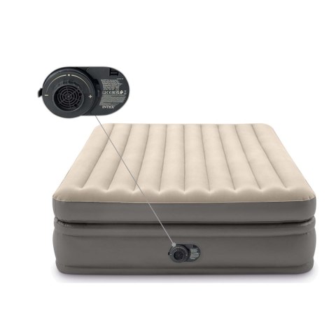 Materac dmuchany z wbudowaną pompką elektryczną 203x152x51 cm INTEX 64164ND