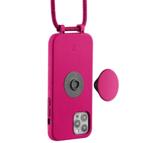 Etui JE PopGrip iPhone 12/12 Pro 6,1" różowy/orchid flower 30090 (Just Elegance)