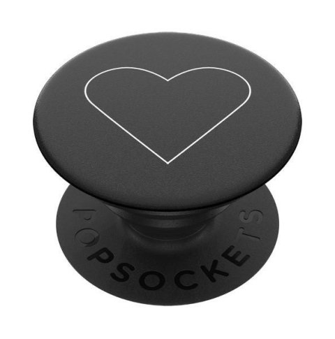 Popsockets 2 White Heart Black 800667 uchwyt i podstawka do telefonu - standard