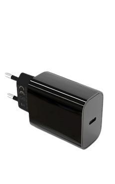 Ładowarka sieciowa USB C 20W Power Delivery czarna