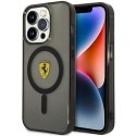 Ferrari FEHMP14XURKK iPhone 14 Pro Max 6.7" czarny/black hardcase Translucent Magsafe