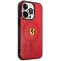 Ferrari FEHMP14LURKR iPhone 14 Pro 6,1" czerwony/red hardcase Translucent Magsafe