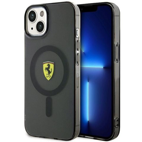 Ferrari FEHMP14MURKK iPhone 14 Plus 6,7" czarny/black hardcase Translucent Magsafe