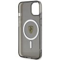 Ferrari FEHMP14SURKK iPhone 14 6,1" czarny/black hardcase Translucent Magsafe