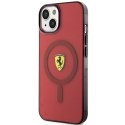 Ferrari FEHMP14SURKR iPhone 14 6,1" czerwony/red hardcase Translucent Magsafe