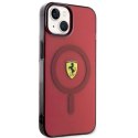 Ferrari FEHMP14SURKR iPhone 14 6,1" czerwony/red hardcase Translucent Magsafe