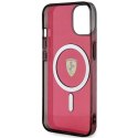 Ferrari FEHMP14SURKR iPhone 14 6,1" czerwony/red hardcase Translucent Magsafe